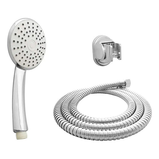 Teleducha Redonda + Soporte + Manguera Flexible Swert