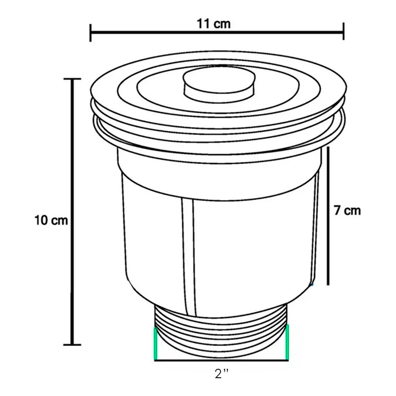 Canastilla De Lavaplatos Oro Rosa Cepillado