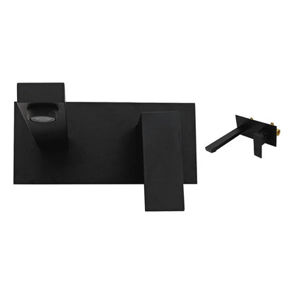 Griferia De Pared Para Lavamanos, Cobre Inverso Semi Mate .s