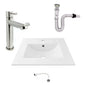 Kit Placa Lavamanos 51*46.5cm+griferia Agua Fr+push Flex. 8