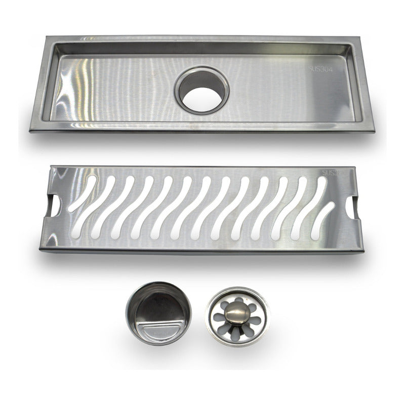 Rejilla De Piso Ranurada De 40cm