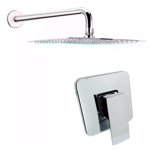 Kit Griferia Ducha Monocontrol Lujo Alta Calidad Cromo