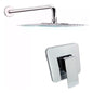 Kit Griferia Ducha Monocontrol Lujo Alta Calidad Cromo