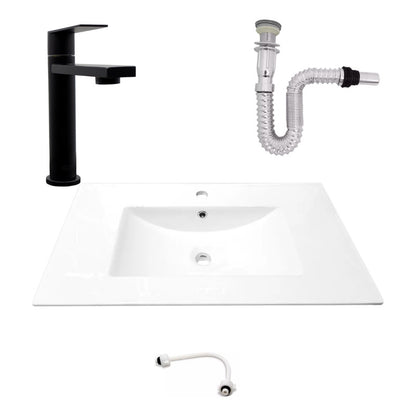 Kit Placa Lavam. 81*46.5cm+griferia Agua Fria+push Flex.11