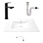 Kit Placa Lavam. 81*46.5cm+griferia Agua Fria+push Flex.11
