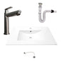 Kit Placa Lavam. 81*46.5cm+griferia Agua Fria+push Flex.10