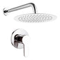 Kit Ducha Redonda 20cm+tubo+registro Manija Ducha Astana