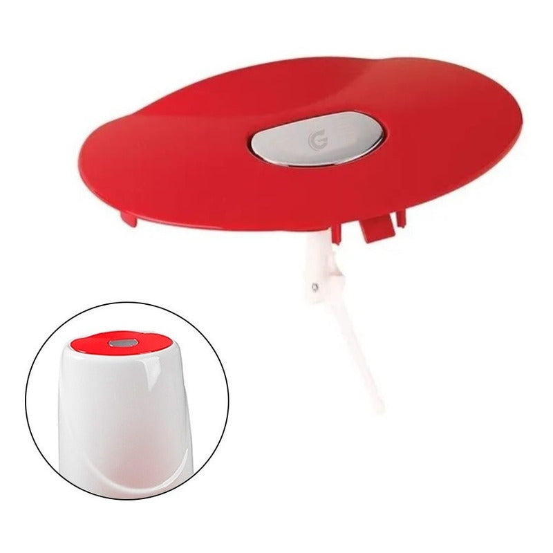 Tapa Tanque Sanitario Happy Roja