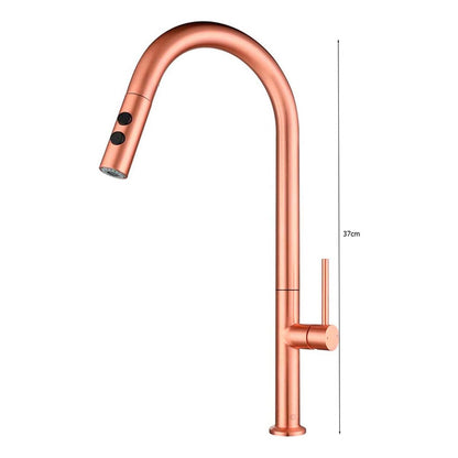 Grifería Monocontrol Lavaplatos Extraíble Oro Rosa Vintage