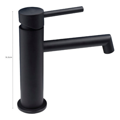 Grifería Llave Lavamanos Monocontrol Negra Baja