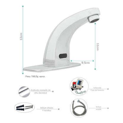 Griferia, Llave Sensor Institucional Cuello Ganso Alta