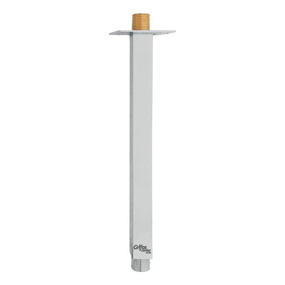Tubo Cuadrado Ducha Techo Bronce 26,5cm