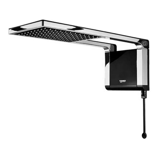 Ducha Eléctrica De Lujo Negro Cromado Lorenzetti 110v