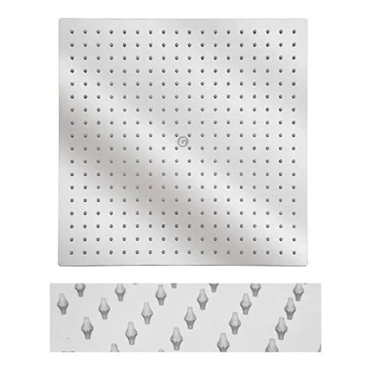 Ducha Cuadrada 12 En Acero