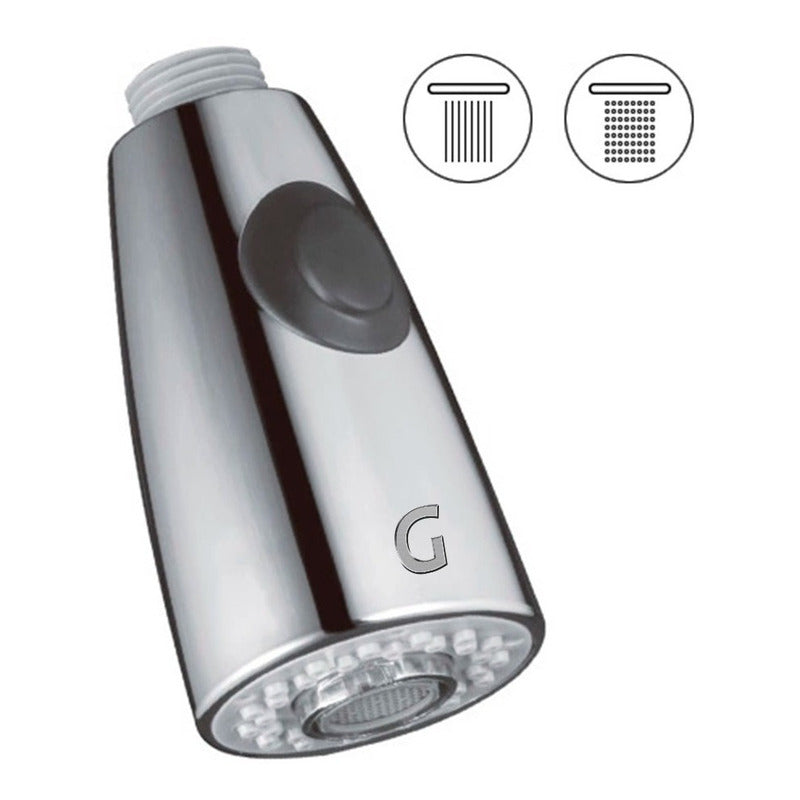 Cabezal Spray Lavaplatos Extraible, Repuesto Doble Función