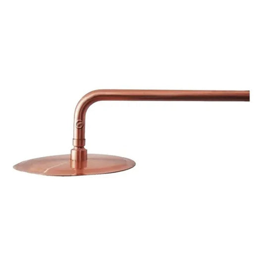 Ducha  Cobre Slim 20cm Acabado Cobre Incluye Tubo 40cm