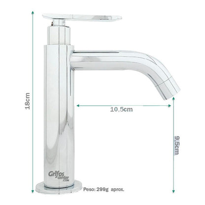 Grifería Lavamanos Agua Fría Baja Cylinder