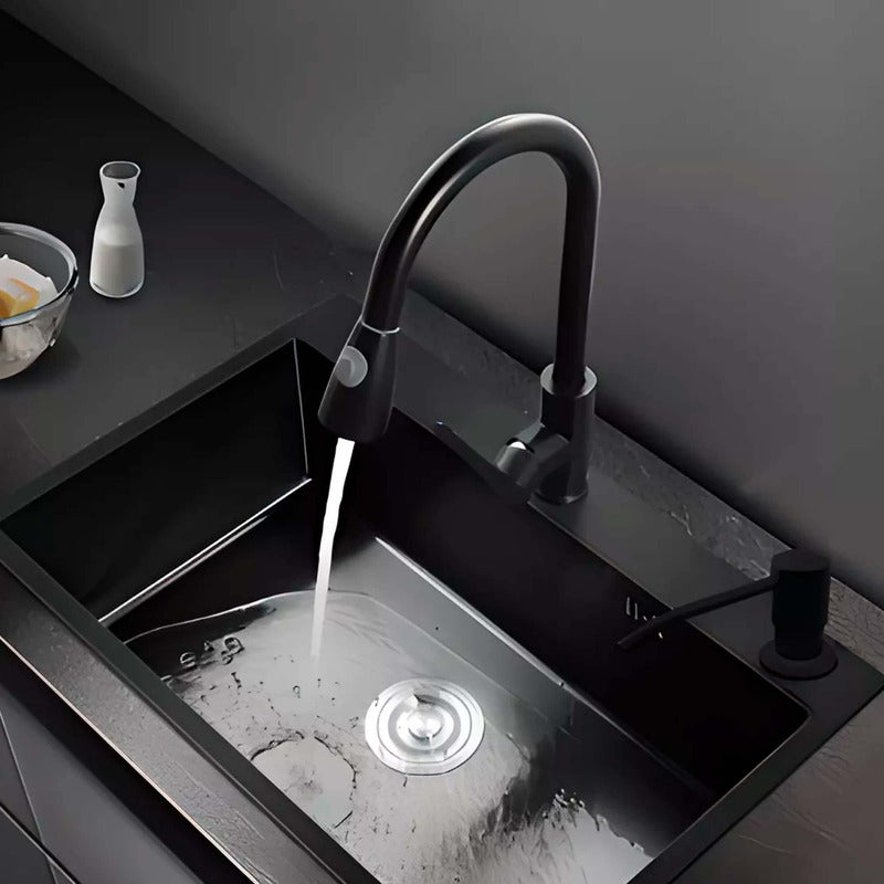 Dispensador De Lavaplatos Tapa Negro Mate 360ml