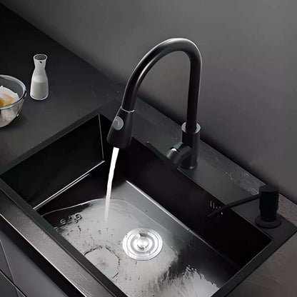 Dispensador De Lavaplatos Tapa Negro Mate 360ml