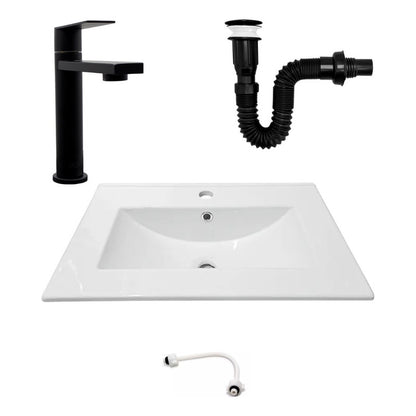 Combo Placa Lavamanos 61*40cm+griferia Agua Fria+push Negro3