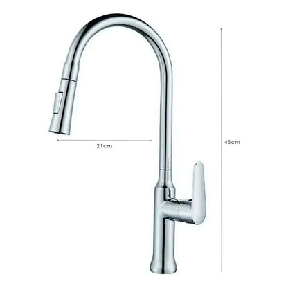 Combo Lavaplatos 60*40cm+grif.extraible Cromo+accesorios