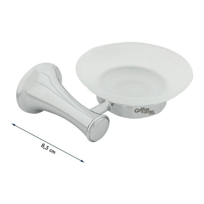Jabonera Para Baño Base Circular Curva