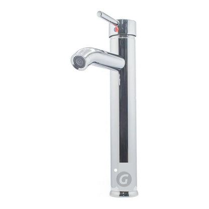 Llave Lavamanos Tubular Alta Con Pico Alargado