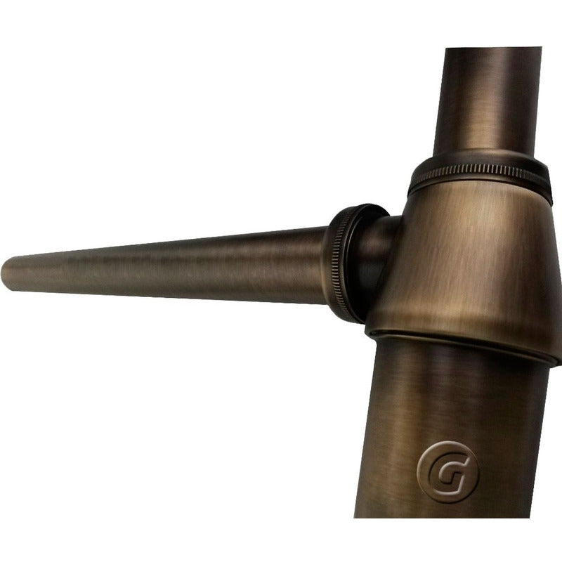 Sifón + Desagüe Vintage Para Lavamanos Bronce Antiguo 40cm