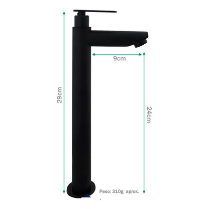 Combo Lavamanos Canoa + Grif.fria Negra + Push Y Sifon Cy