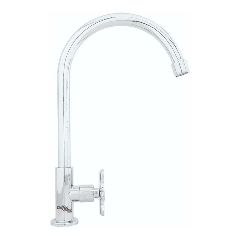 Grifería Lavaplatos Agua Fría Alta Trébol