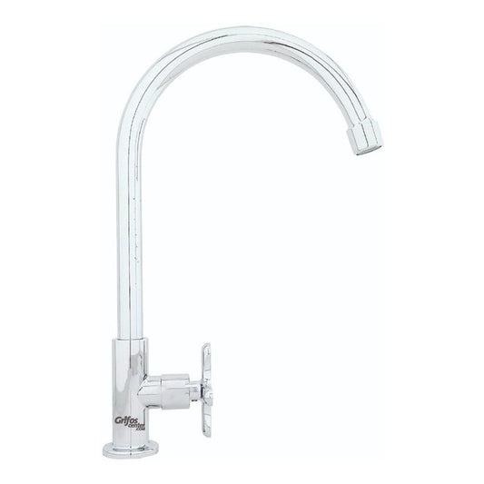 Grifería Lavaplatos Agua Fría Alta Trébol