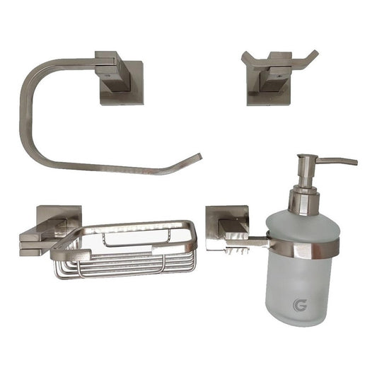 Juego De Accesorios Para Baño Satin X4 Piezas