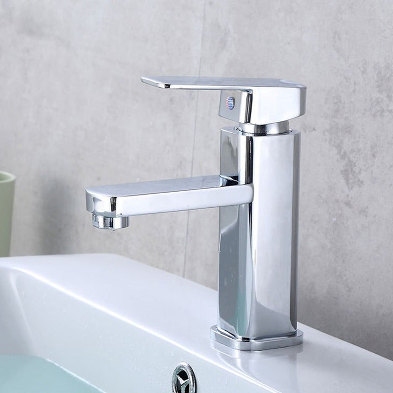 Griferia Monocontrol Para Lavamanos Baja Cromado