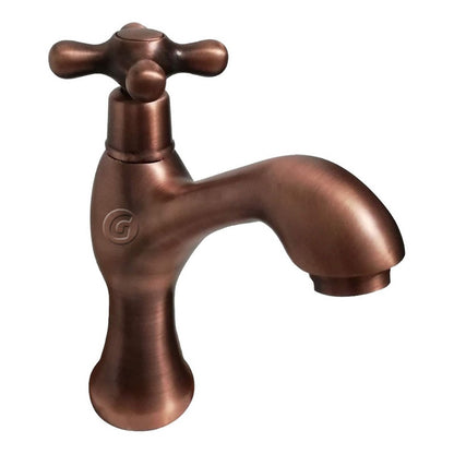 Griferia Vintage Cobre Antiguo Chorro De Agua Fria