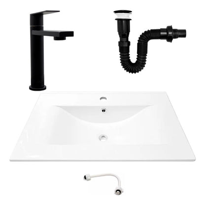 Combo Placa Lavamanos 71*46,5cm+grifo Agua Fria+push Negro3