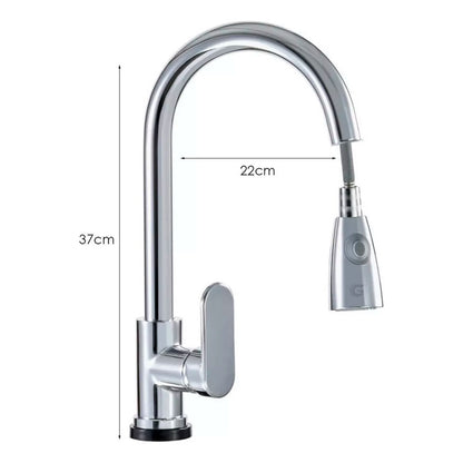 Combo Lavaplatos 100*40cm+grif.extraible Cromo+accesorios