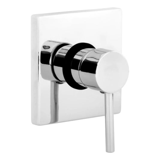 Registro Mezclador Para Ducha En Bronce Cromada