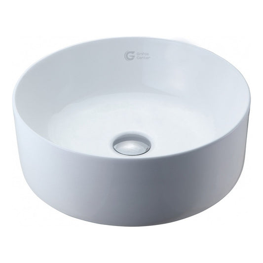 Lavamanos Redondo Blanco Vessel Castillo 36.5cm
