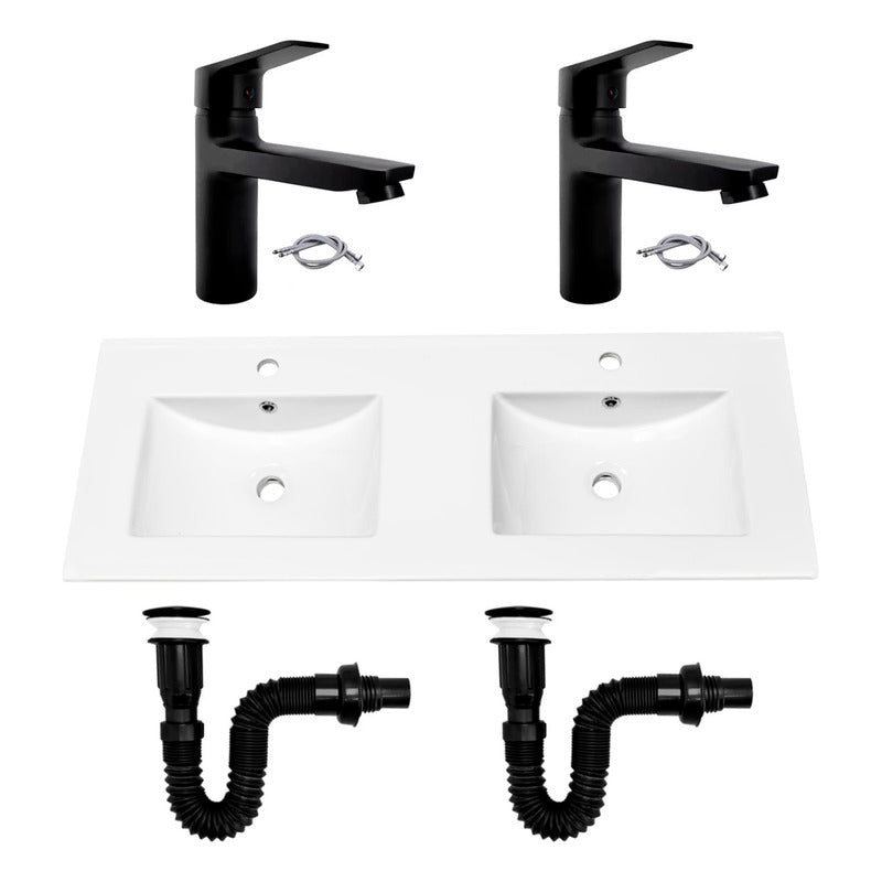Combo Placa Doble Lavaman.121cm+grif.monocontrol+push Negr3
