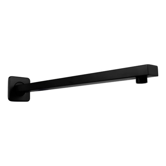 Tubo Para Ducha Negro Mate Cuadrado 40cm