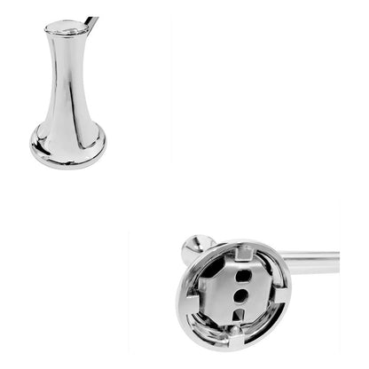 Toallero Tipo Barra Para Baño 60 Cm Lucca Cromo