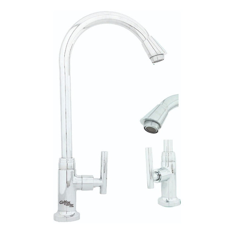 Llave Lavaplatos Alta Mucca