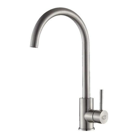 Griferia Lavaplatos Monocontrol Vertical Acero Inox.