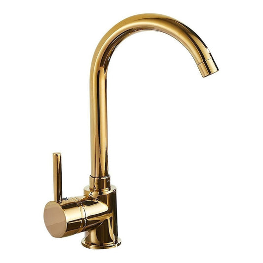 Griferia Monocontrol Lavaplatos Dorado Vintage Color Oro
