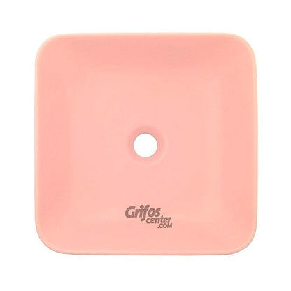 Lavamanos Rosa Cuadrado 36cm Rosa