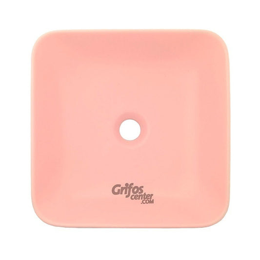 Lavamanos Rosa Cuadrado 36cm Rosa