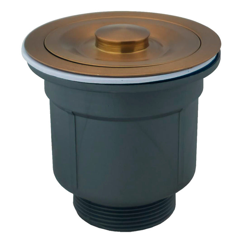 Canastilla De Lavaplatos Oro Rosa Cepillado