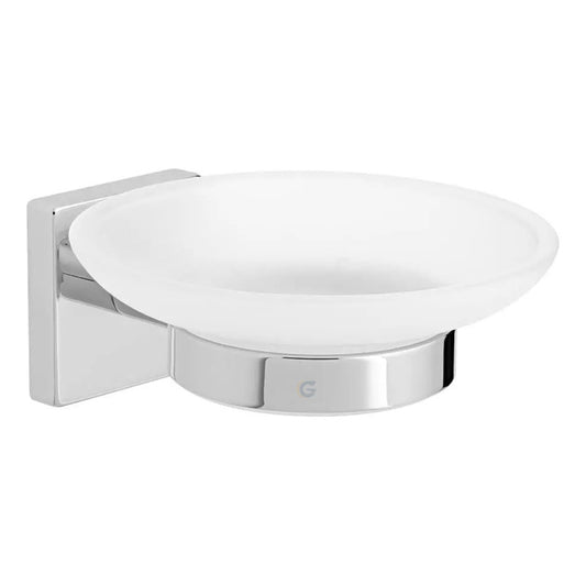 Jabonera - Porta Jabón Para Baño Lucca Cromo