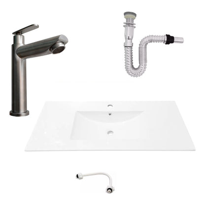 Kit Placa Doble Lavam.121*46.5cm+grif.ag.fria+push Flex10