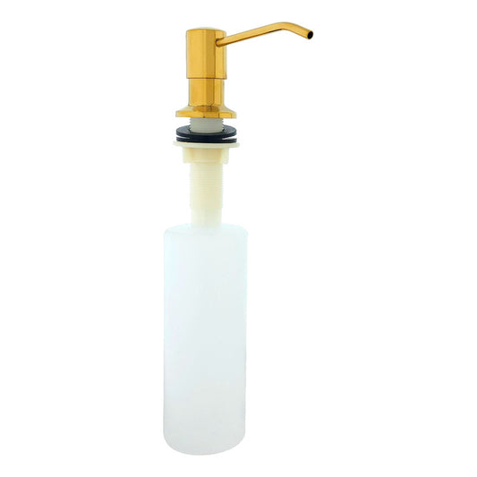 Dispensador Jabón Mesa De Cocina Tapa Dorada